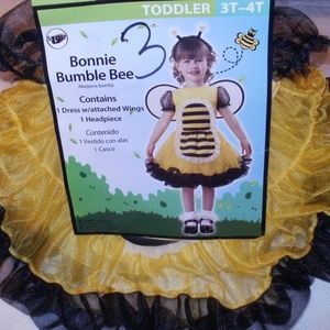 Toddlers Bonnie Bumble Bee Costume 3T-4T